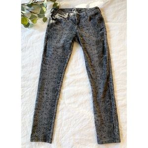 Mavi Jeans Snakeskin Print Skinny Jeans